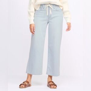 Just USA Drawstring Wide Leg Jeans Blue Size 6 NWT STITCH FIX